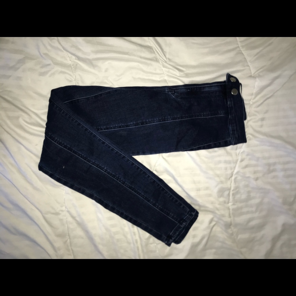 💋 Ultra high rise roller jeans